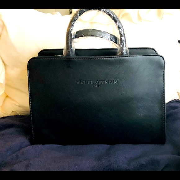 Micheal Germain Leather Handbag - Picture 1 of 5